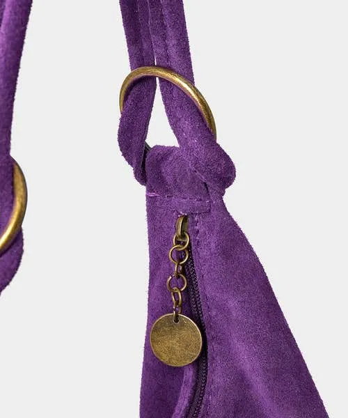 Apparel Handbags and Purses Joebrowns Luna Hobo Suede Bag Purple Apparel Handbags and Purses Joebrowns Luna Hobo Suede Bag Purple