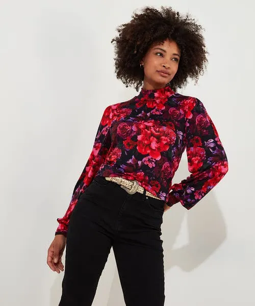 Apparel Joebrowns Romantic Florals Jersey Print Top Red Tops Tunics and Blouses Apparel Joebrowns Romantic Florals Jersey Print Top Red Tops Tunics and Blouses