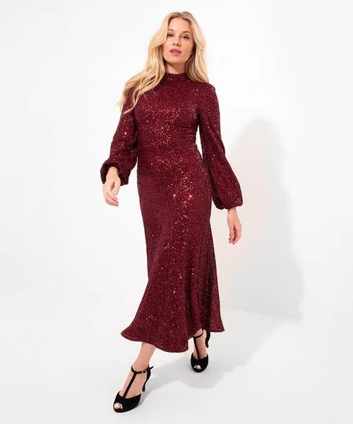 Apparel Lucille Sequin Dress Red Dresses Joebrowns Apparel Lucille Sequin Dress Red Dresses Joebrowns