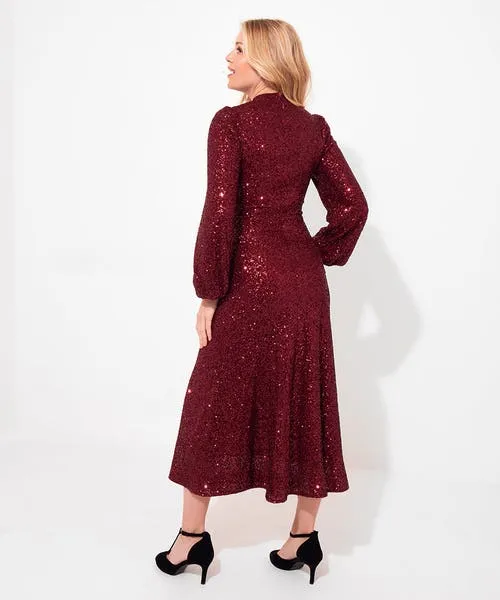 Apparel Lucille Sequin Dress Red Dresses Joebrowns Apparel Lucille Sequin Dress Red Dresses Joebrowns