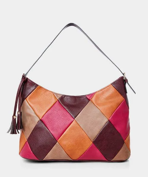 Apparel Retro Dreamer Patchwork Bag Multi Handbags and Purses Joebrowns