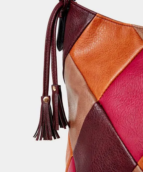 Apparel Retro Dreamer Patchwork Bag Multi Handbags and Purses Joebrowns Apparel Retro Dreamer Patchwork Bag Multi Handbags and Purses Joebrowns