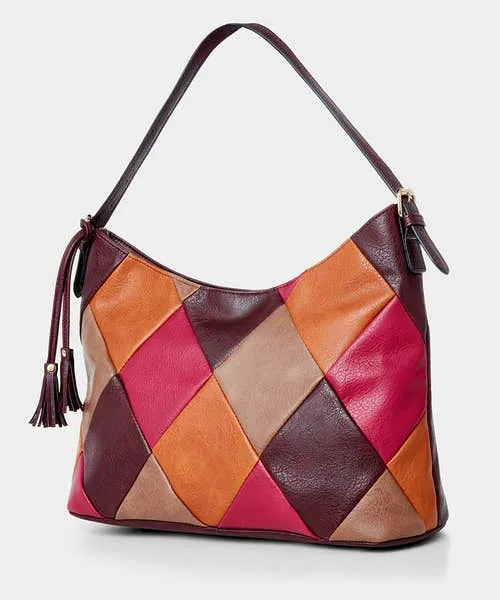 Apparel Retro Dreamer Patchwork Bag Multi Handbags and Purses Joebrowns Apparel Retro Dreamer Patchwork Bag Multi Handbags and Purses Joebrowns