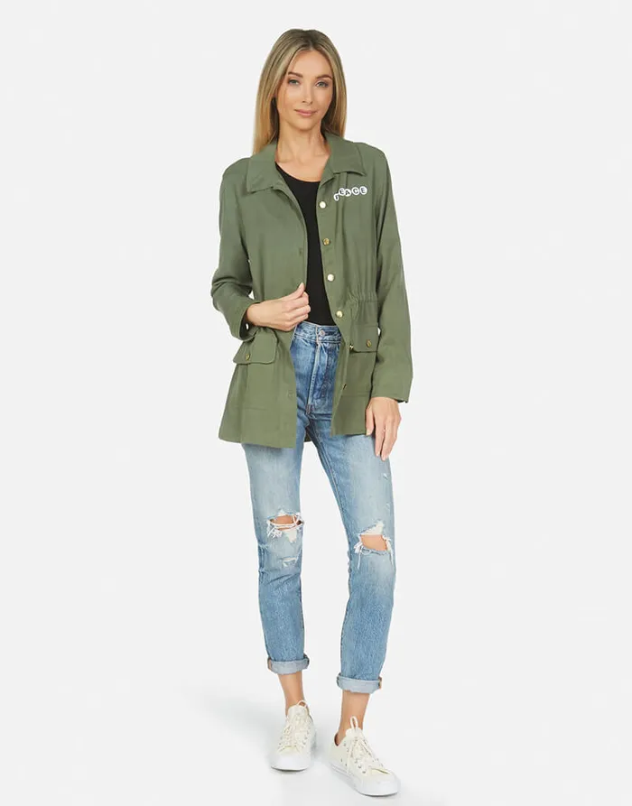 Ashanti Bracelet Lip Military Women039s Lauren Moshi Jackets
