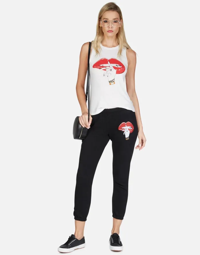 Ashlin XO Shh Lip Milk Women039s Lauren Moshi Tanks
