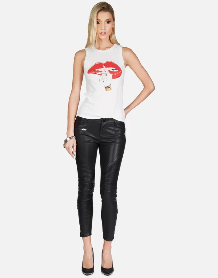 Ashlin XO Shh Lip Milk Women039s Lauren Moshi Tanks