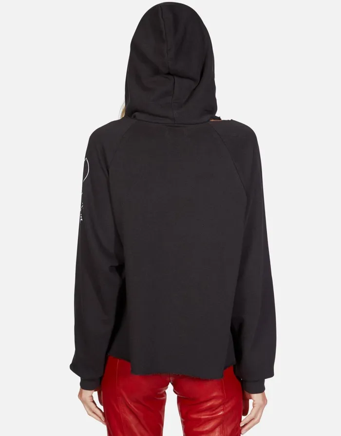 Autumn Happy Skull Flower Onyx Women039s Lauren Moshi Hoodies