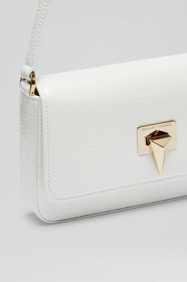 Bags EMBOSSED SLIM BAG WHITE Scanlan Theodore Women