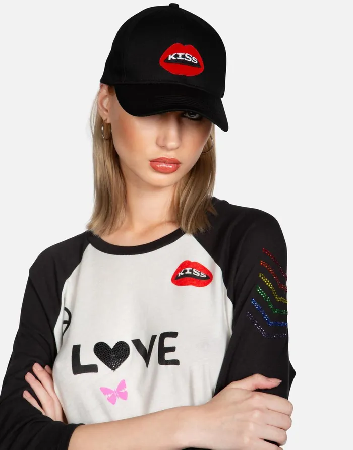 Bay Kiss Lip Black Women039s Lauren Moshi Hats