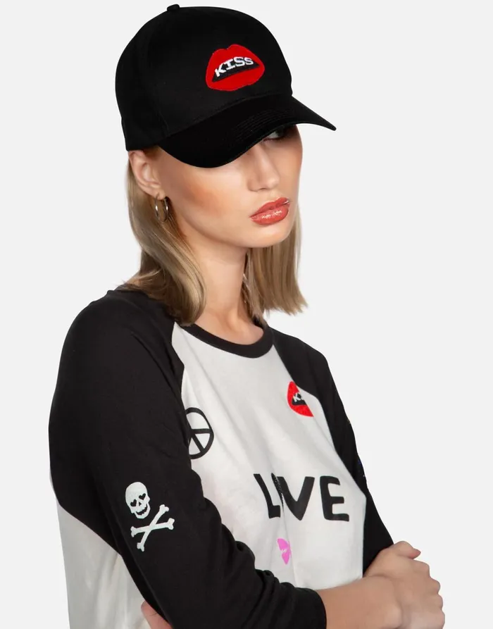 Bay Kiss Lip Black Women039s Lauren Moshi Hats