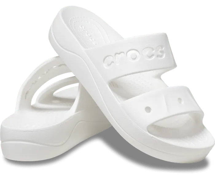 Baya Platform Sandal White Women Crocs Platforms 038 Wedges