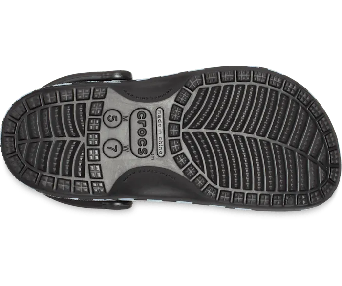 Baya Seasonal Printed Clog Black White Women Crocs Clogs