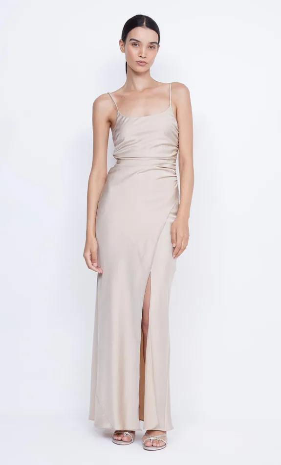 Bec Bridge Bridesmaid Dresses Women ETERNITY SCOOP MAXI DRESS 8211 SAND