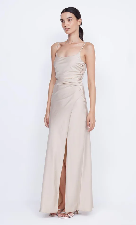 Bec Bridge Bridesmaid Dresses Women ETERNITY SCOOP MAXI DRESS 8211 SAND