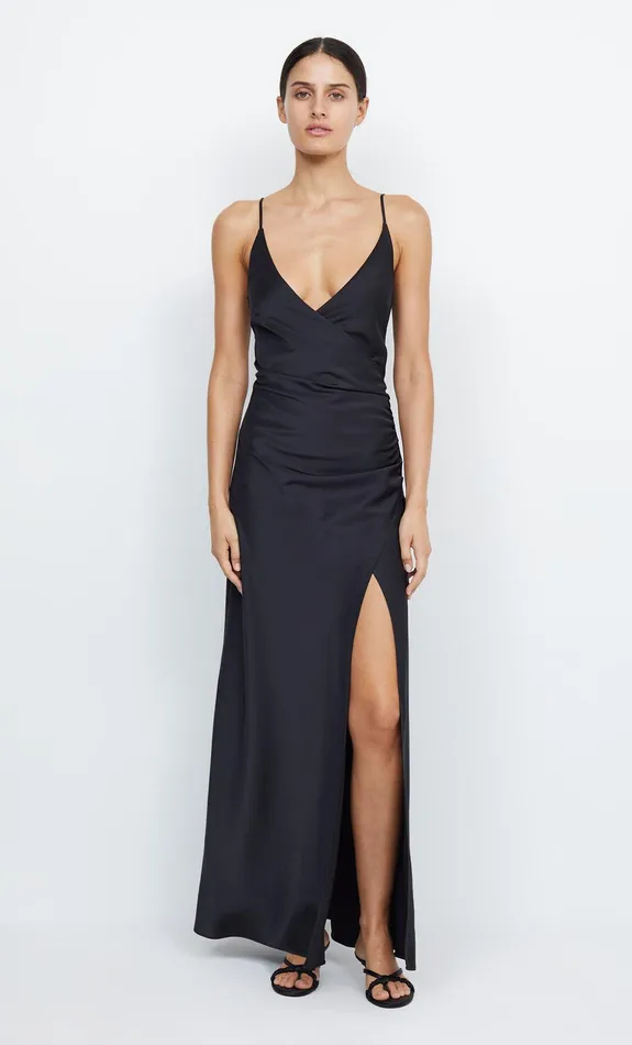 Bec Bridge Bridesmaid Dresses Women ETERNITY V MAXI DRESS 8211 BLACK