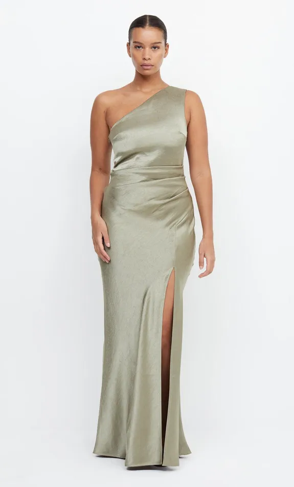 Bec Bridge Bridesmaid Dresses Women THE DREAMER ASYM DRESS 8211 SAGE
