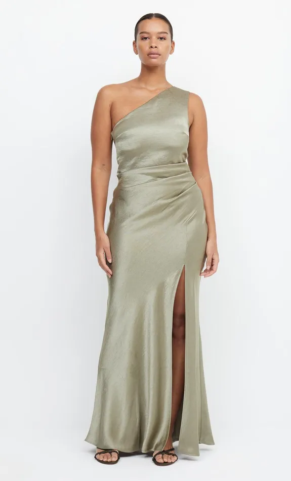 Bec Bridge Bridesmaid Dresses Women THE DREAMER ASYM DRESS 8211 SAGE