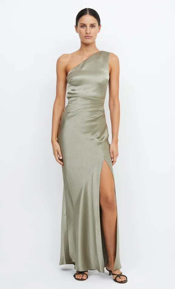 Bec Bridge Bridesmaid Dresses Women THE DREAMER ASYM DRESS 8211 SAGE