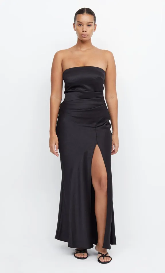 Bec Bridge Bridesmaid Dresses Women THE DREAMER STRAPLESS DRESS 8211 BLACK