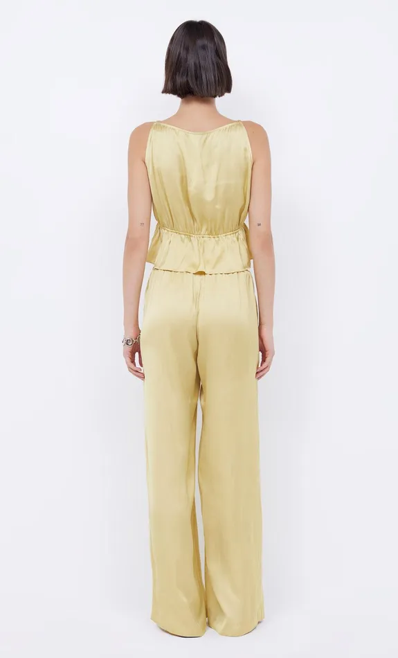 Bec Bridge Cropped Women DELPHI GATHERED TOP 8211 CITRUS