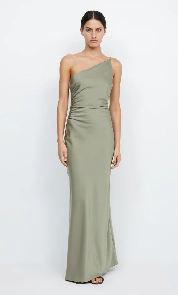 Bec Bridge Maxi Dresses Women ETERNITY ASYM MAXI DRESS 8211 SAGE