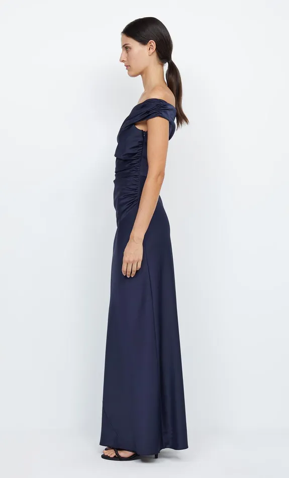 Bec Bridge Maxi Dresses Women ETERNITY OFF SHOULDER MAXI 8211 INK