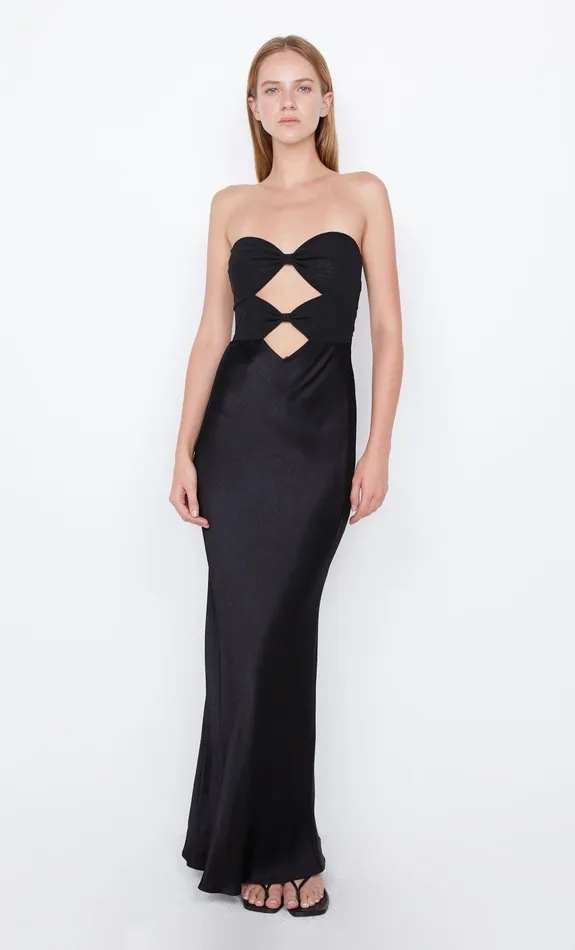 Bec Bridge Maxi Dresses Women HALLE STRAPLESS DRESS 8211 BLACK