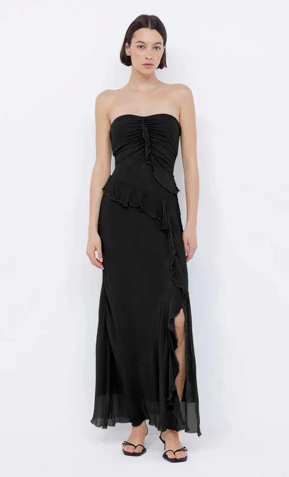 Bec Bridge Maxi Dresses Women MARESCA STRAPLESS DRESS 8211 BLACK