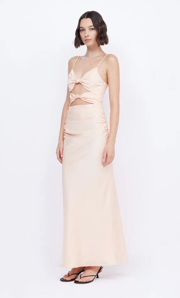 Bec Bridge Maxi Dresses Women MARI LOU KNOT DRESS 8211 PEACH