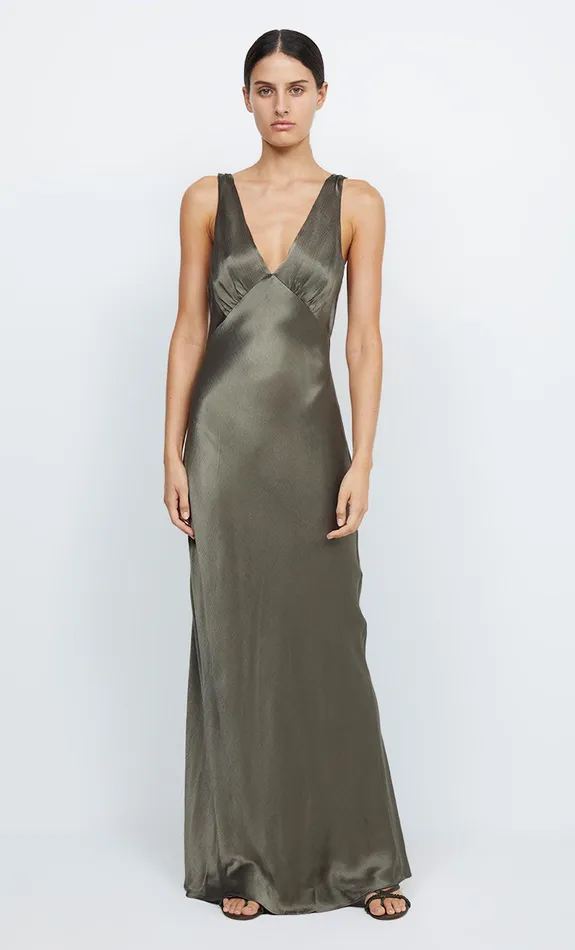 Bec Bridge Maxi Dresses Women MOON DANCE VERONA DRESS 8211 DARK WILLOW
