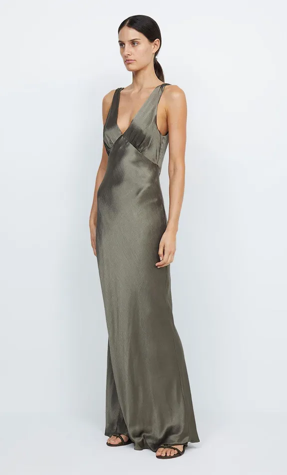 Bec Bridge Maxi Dresses Women MOON DANCE VERONA DRESS 8211 DARK WILLOW
