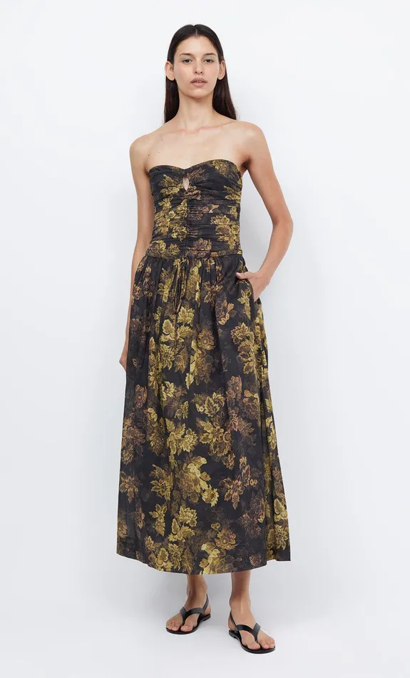 Bec Bridge Maxi Dresses Women PALMER STRAPLESS MAXI 8211 JASPER FLORAL