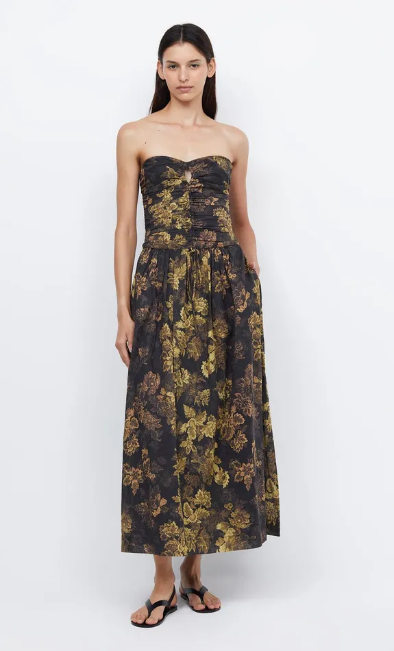 Bec Bridge Maxi Dresses Women PALMER STRAPLESS MAXI 8211 JASPER FLORAL