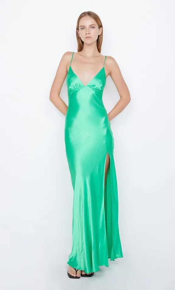 Bec Bridge Maxi Dresses Women REN SPLIT MAXI DRESS 8211 EMERALD
