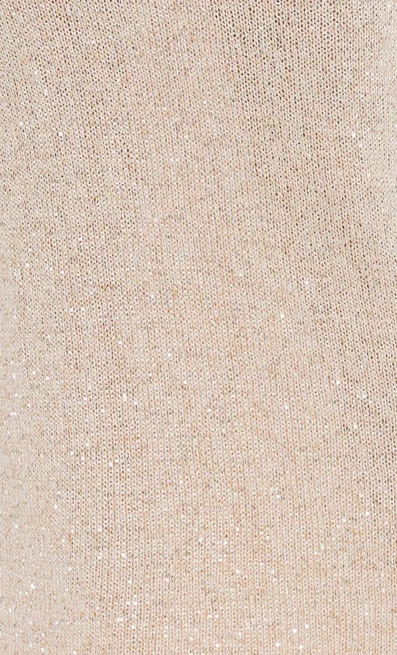 Bec Bridge Maxi Dresses Women SADIE SEQUIN KNIT SLIP DRESS 8211 GOLD