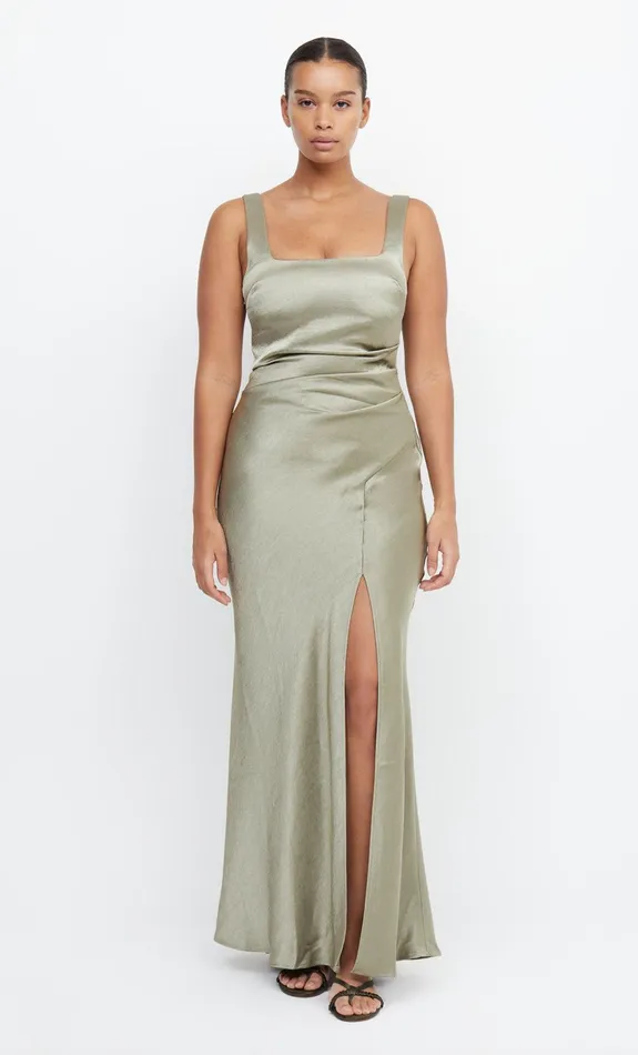 Bec Bridge Maxi Dresses Women THE DREAMER SQUARE NECK DRESS 8211 SAGE