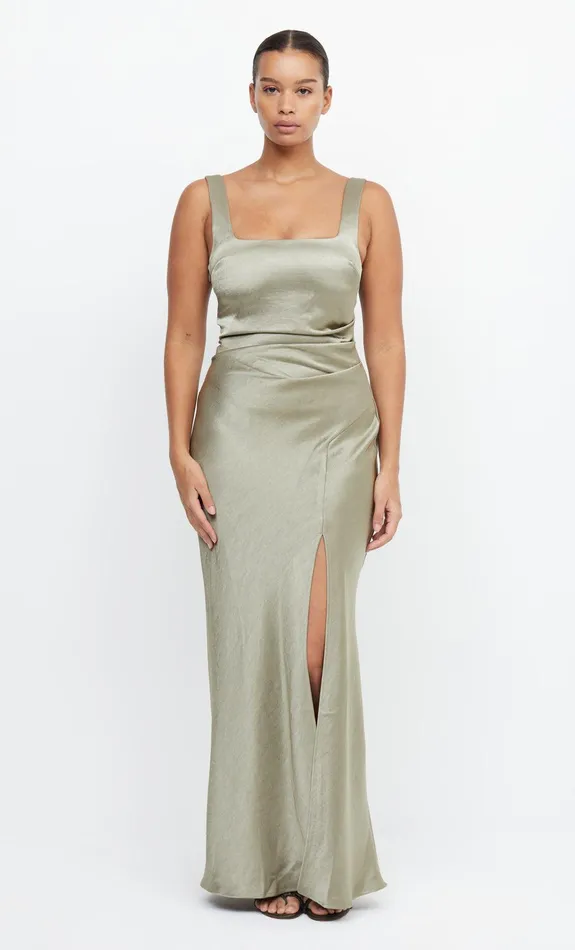 Bec Bridge Maxi Dresses Women THE DREAMER SQUARE NECK DRESS 8211 SAGE