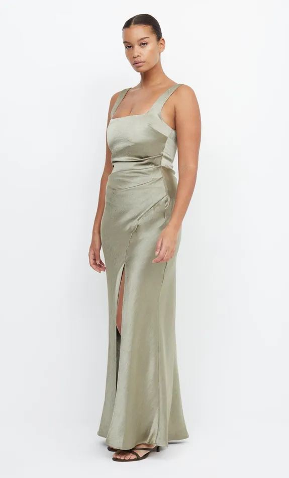 Bec Bridge Maxi Dresses Women THE DREAMER SQUARE NECK DRESS 8211 SAGE