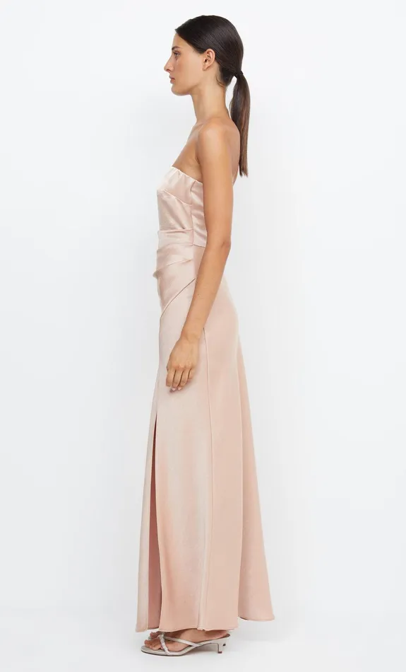 Bec Bridge Maxi Dresses Women THE DREAMER STRAPLESS DRESS 8211 ROSE GOLD