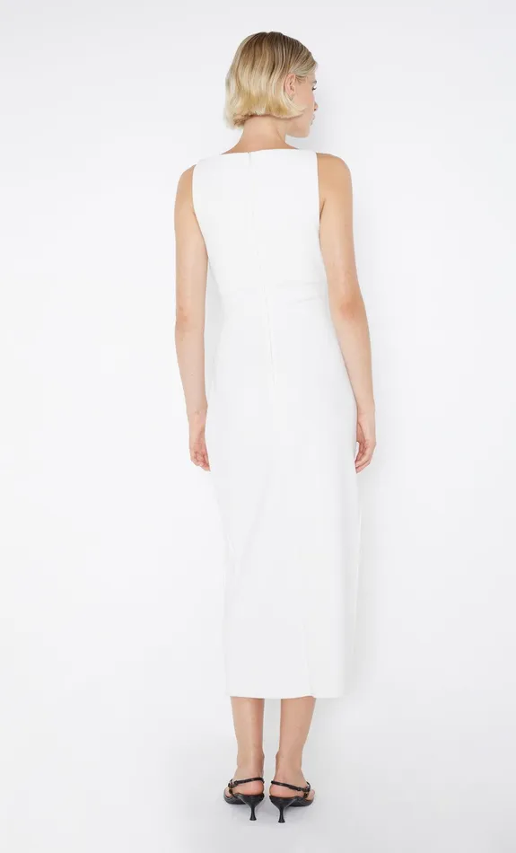 Bec Bridge Midi Dresses Women BE MINE TUCK DRESS 8211 IVORY