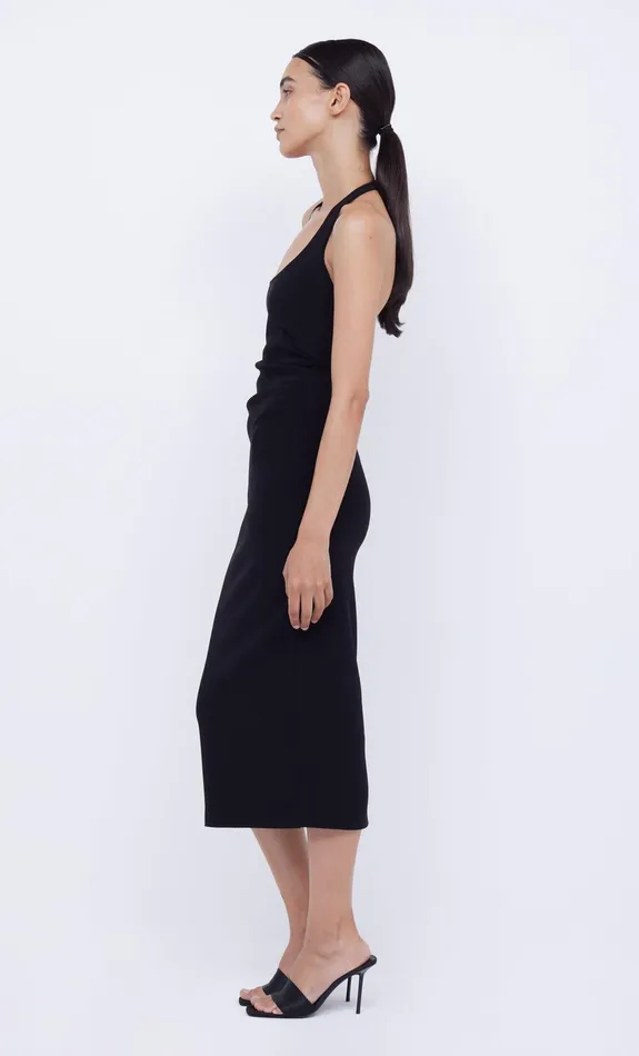 Bec Bridge Midi Dresses Women CYNDIE HALTER MIDI DRESS 8211 BLACK