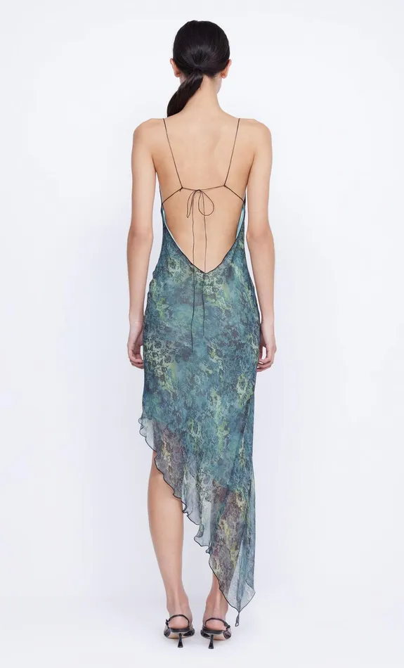 Bec Bridge Midi Dresses Women MERISOL SLIP DRESS 8211 NOUVEAU BLEUE