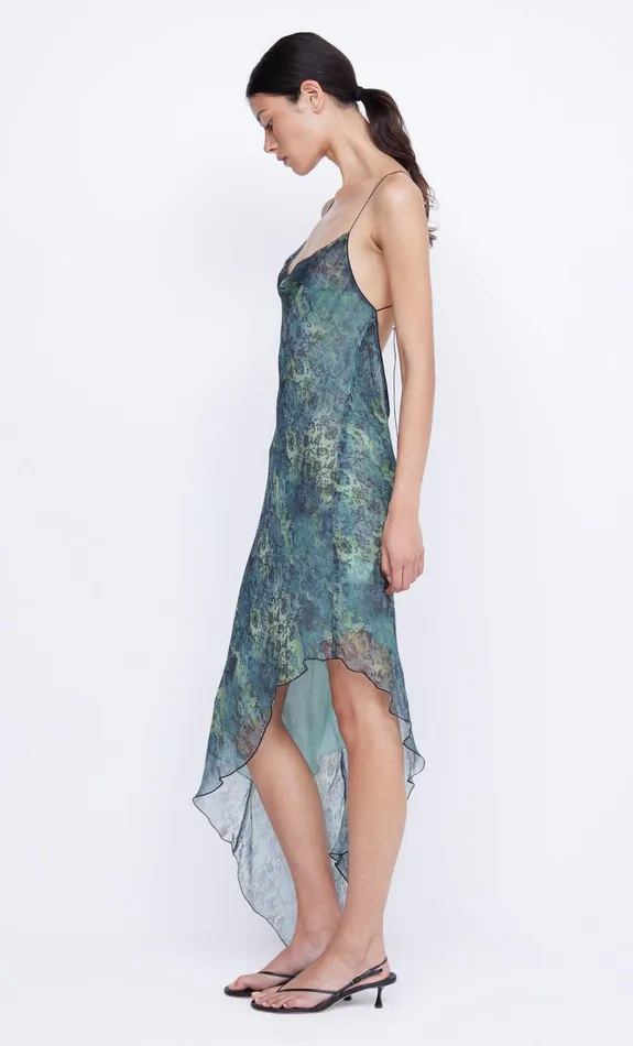 Bec Bridge Midi Dresses Women MERISOL SLIP DRESS 8211 NOUVEAU BLEUE