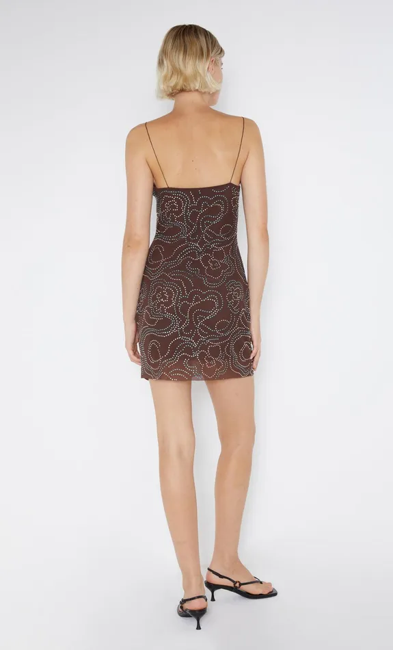 Bec Bridge Mini Dresses Women ALIZE SINGLET DRESS 8211 ESPRESSO