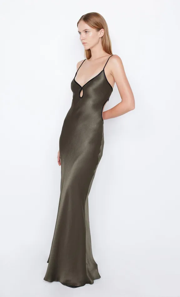 Bec Bridge Prom Dresses Women CEDAR CITY MAXI DRESS 8211 DARK WILLOWBLACK