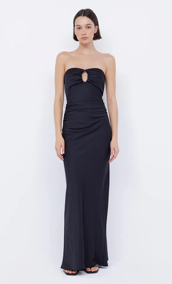 Bec Bridge Prom Dresses Women EMILIA STRAPLESS DRESS 8211 BLACK
