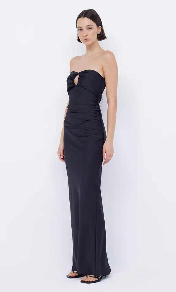 Bec Bridge Prom Dresses Women EMILIA STRAPLESS DRESS 8211 BLACK