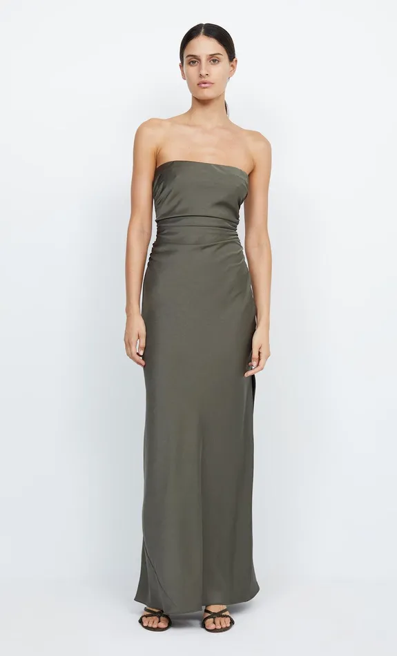 Bec Bridge Prom Dresses Women ETERNITY STRAPLESS MAXI 8211 DARK WILLOW