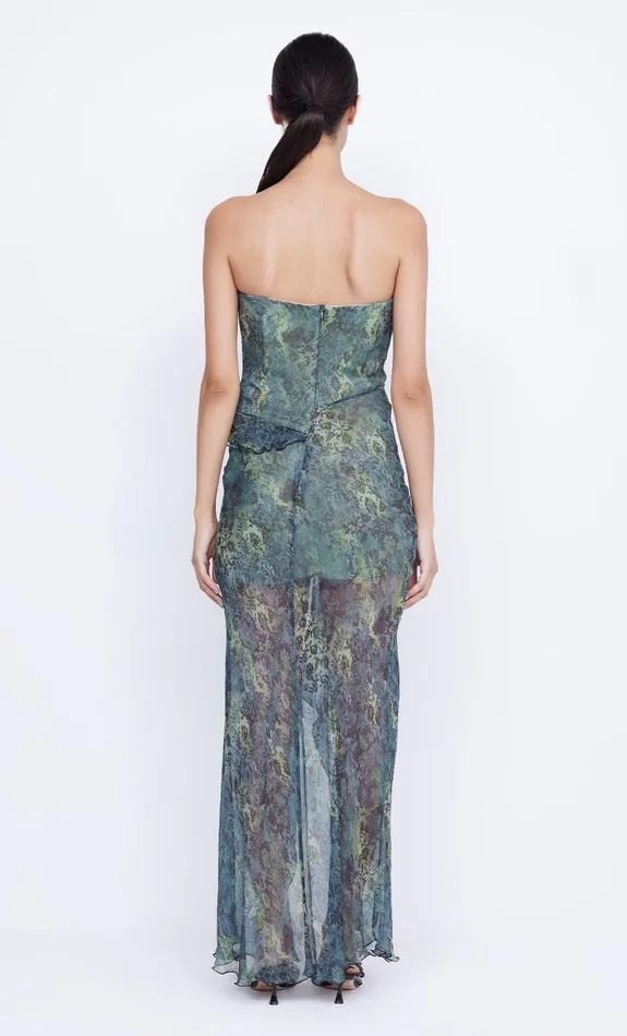 Bec Bridge Prom Dresses Women OPAL STRAPLESS MAXI DRESS 8211 NOUVEAU BLEUE