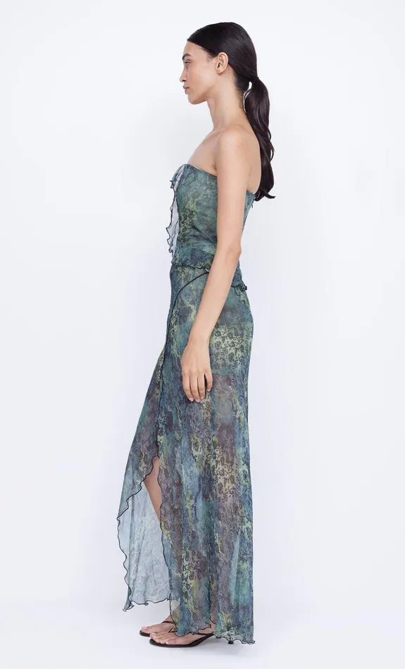Bec Bridge Prom Dresses Women OPAL STRAPLESS MAXI DRESS 8211 NOUVEAU BLEUE